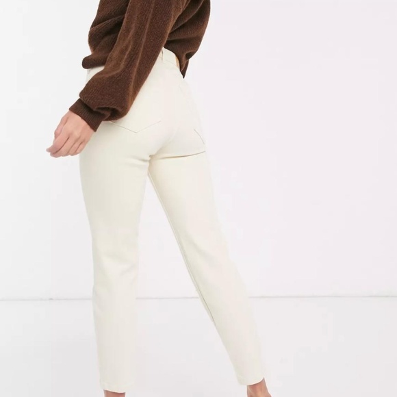 White Jeans Stradivarius slim mom jean - Picture 3 of 4